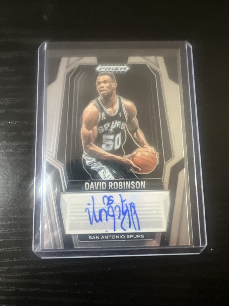 2024-25 prizm black basketball David Robinson Auto
