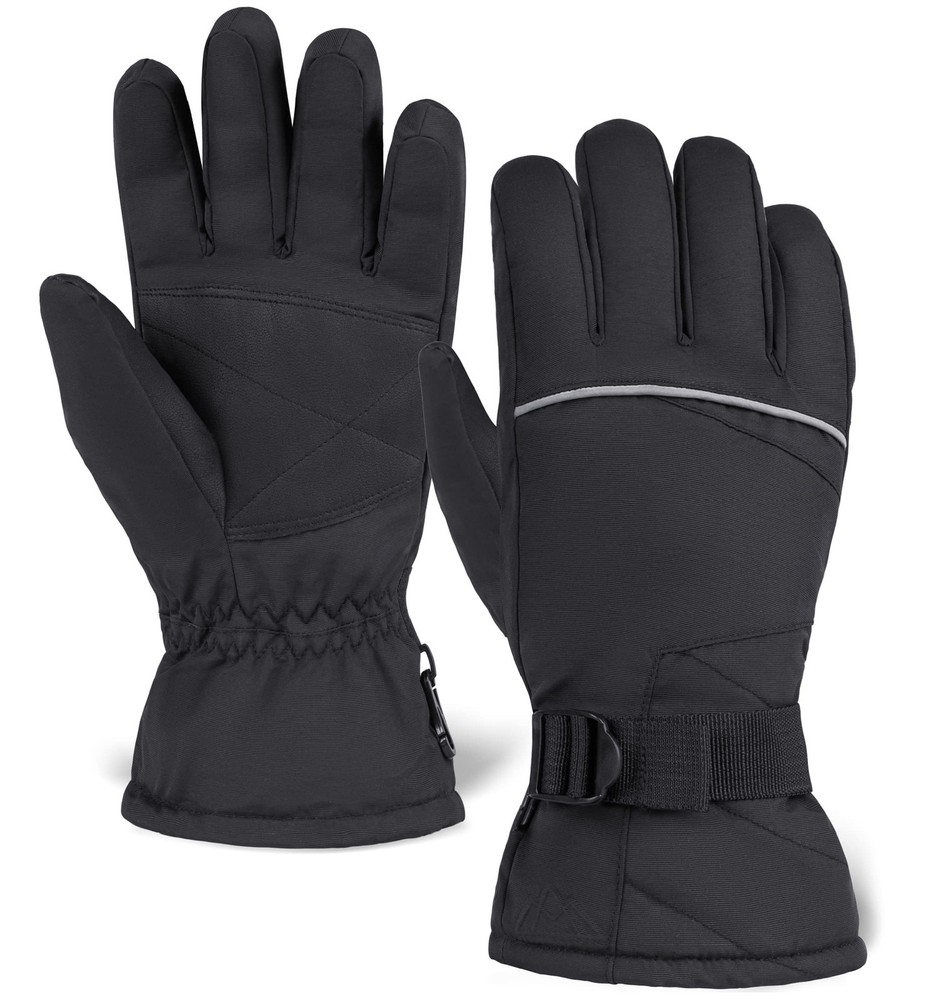 Ski Gloves for Men & Women -Thermal Snow Gloves & Waterproof Snowboarding Glo...