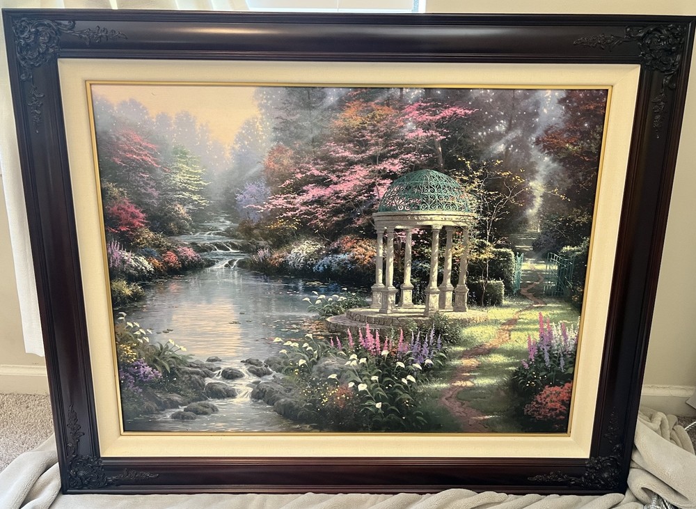 Thomas Kincade Garden of Prayer Original Painting 42x33.5 Limited Edition 3615/4959