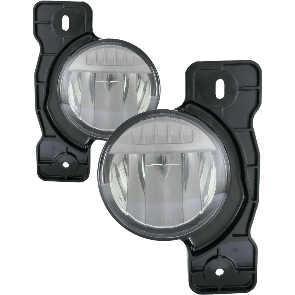 Driver Passenger LED Fog Light Set Fits 07-18 Jeep Wrangler JK CAPA Certified
