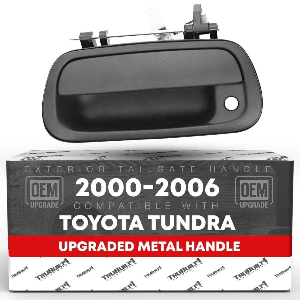 Tailgate Handle Latch Metal Upgrade - 3.32 x 5.11 x inches, Black