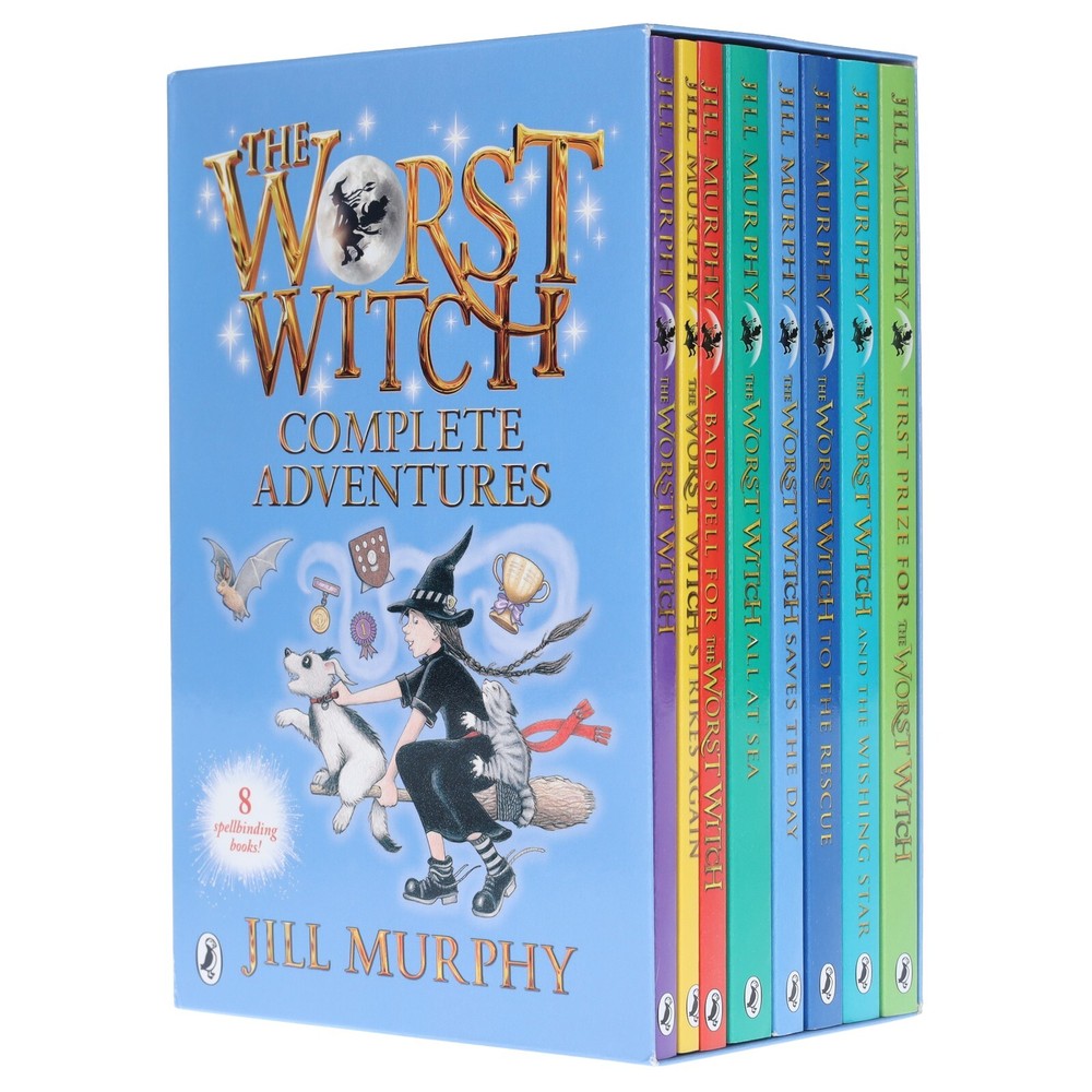 Worst Witch Series By Jill Murphy: Complete 8 Books Box Set - Ages 7-12 - PB
