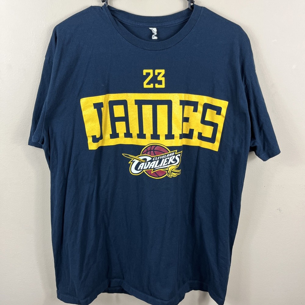 Lebron James Cavs T-Shirt Adult Size XL Blue Cleveland  #23 Cavaliers Lakers