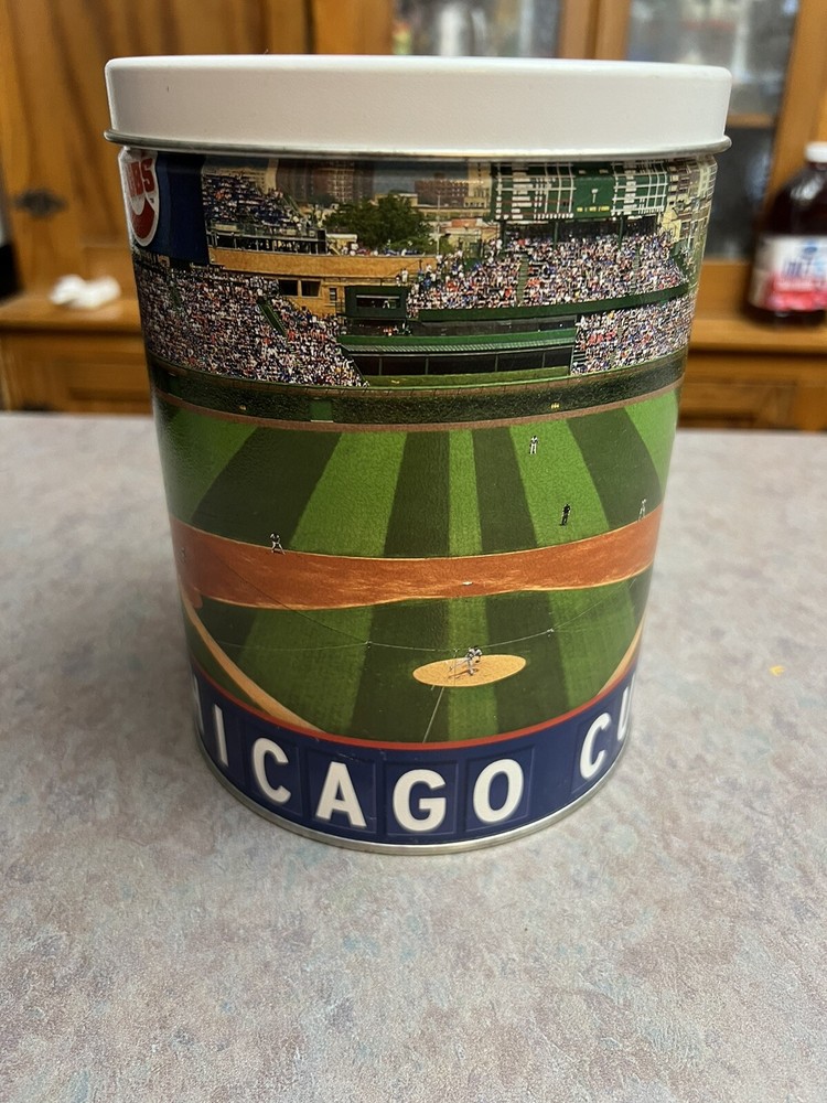 Chicago Cubs Wrigley Field Popcorn Tin