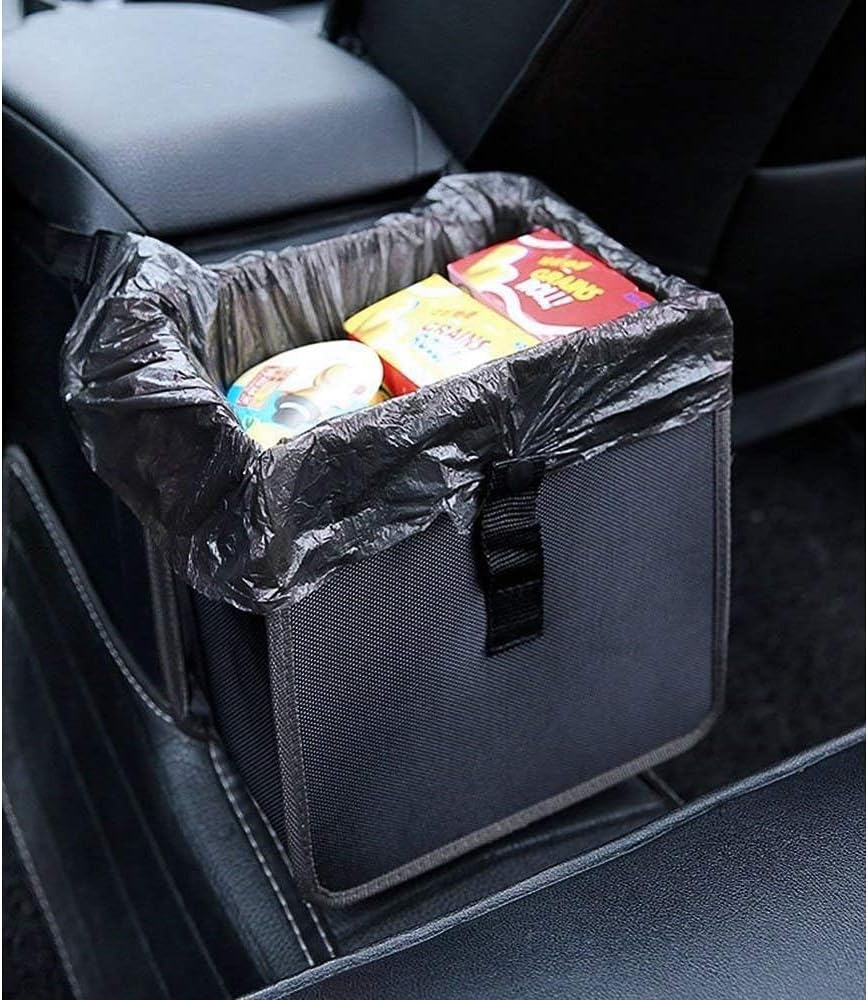 Car Trash Can, Foldable Hanging Car Garbage Can Large Capacity Waterproof Car Tr