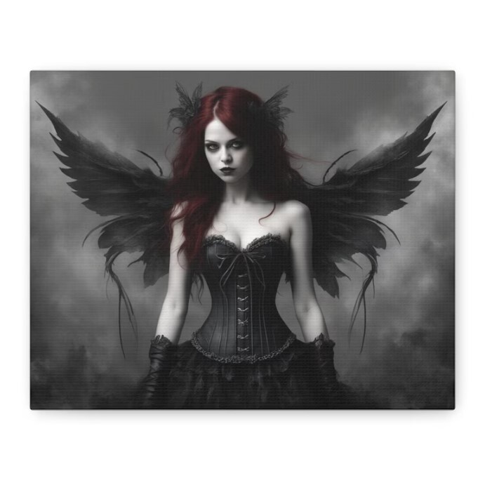 Dark Repose Fantasy Wall Art for Gothic Home Decor