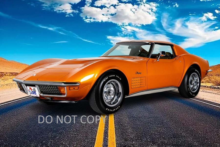 1972 Chevrolet Corvette LT1 Poster Sized Premium Photo Print 13