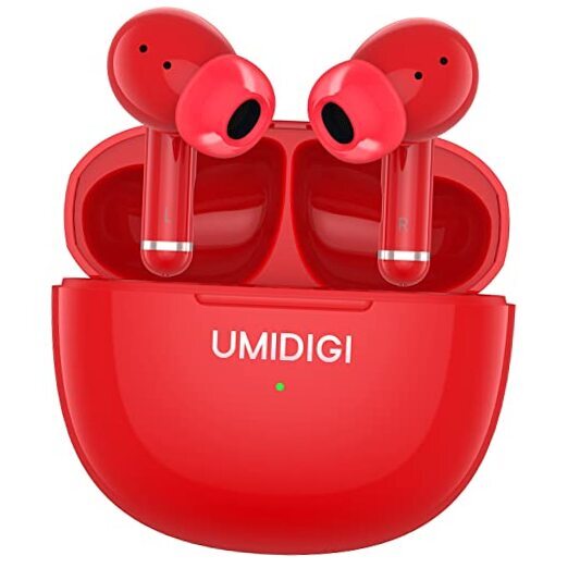 AirBuds Pro Hybrid Active Noise Cancelling Wireless Earbuds,in-Ear Red