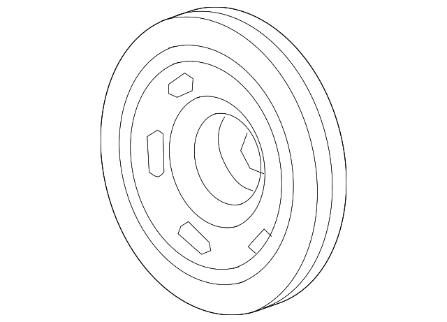 Genuine GM Crankshaft Pulley 12705813