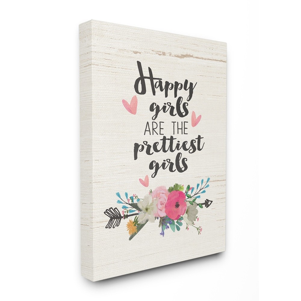 Stupell Happy Girls Prettiest Wall Art