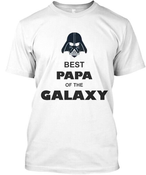 Papa Of The Galaxy T-Shirt Made in the USA Size S to 5XL