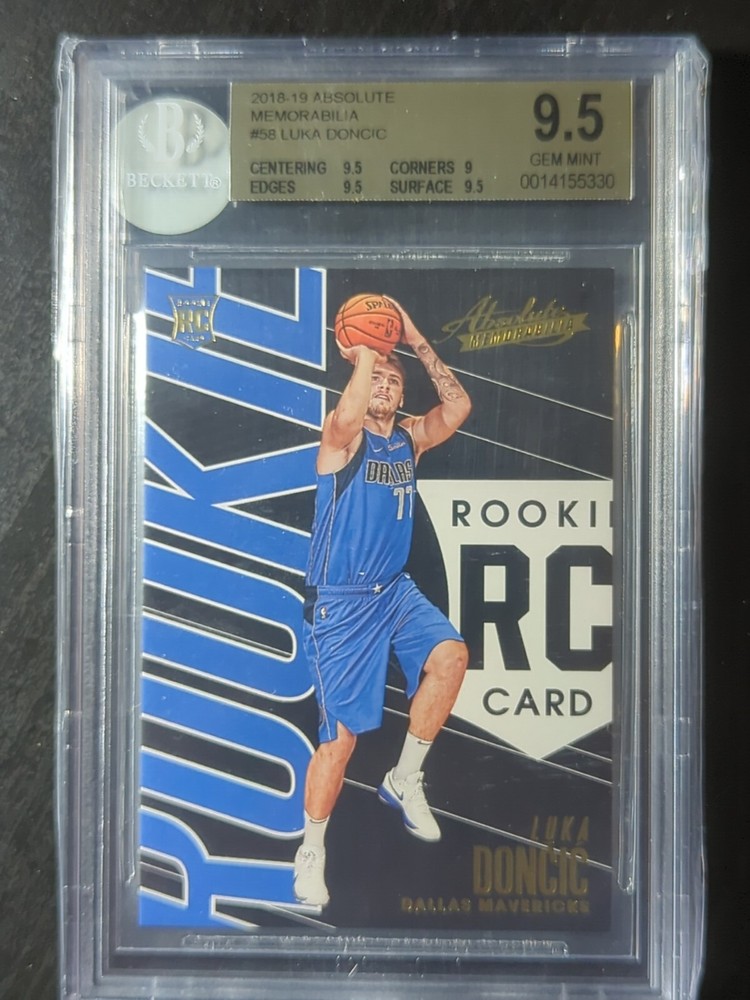 2018 Absolute Memorabilia Luka Doncic Rookie Card SSP BGS 9.5 GEM MINT RC