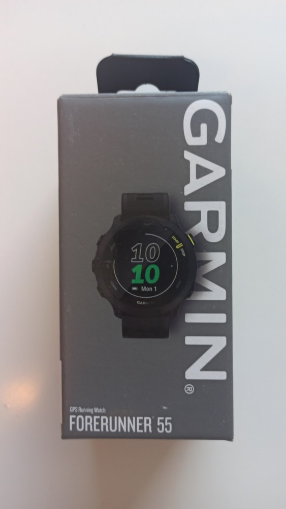 Garmin Forerunner 55 GPS Running Watch in Sleek Black Design