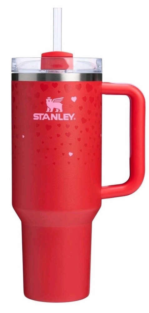 Stanley 40 Oz Limited Edition Ruby Hearts Tumbler for Valentine's Day at Target