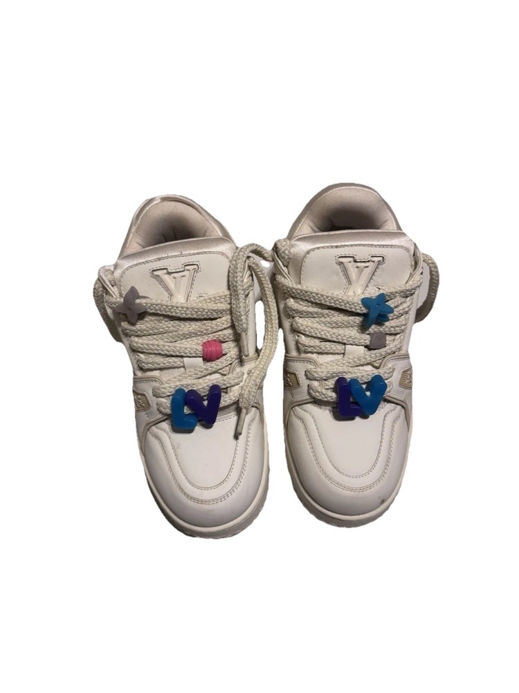 Louis Vuitton Maxi Trainers White Sneakers Unisex Size 11 US Men 13 US Women