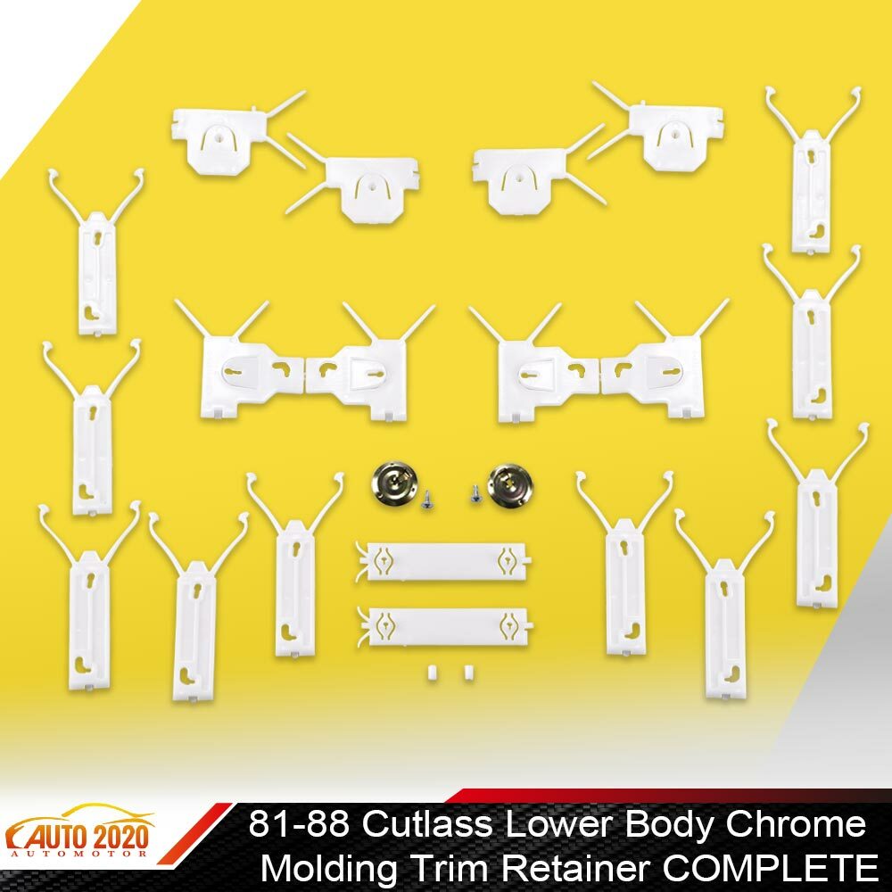 Fit For 1981-1988 Cutlass 22pc Lower Body Molding Trim Retainer Clip Install Kit