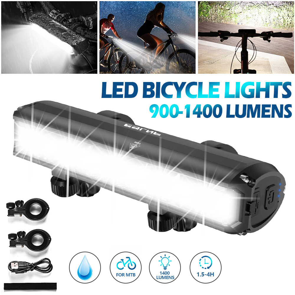 Super Bright Waterproof LED Bike Light USB Rechargeable Bicycle Front Headlight
