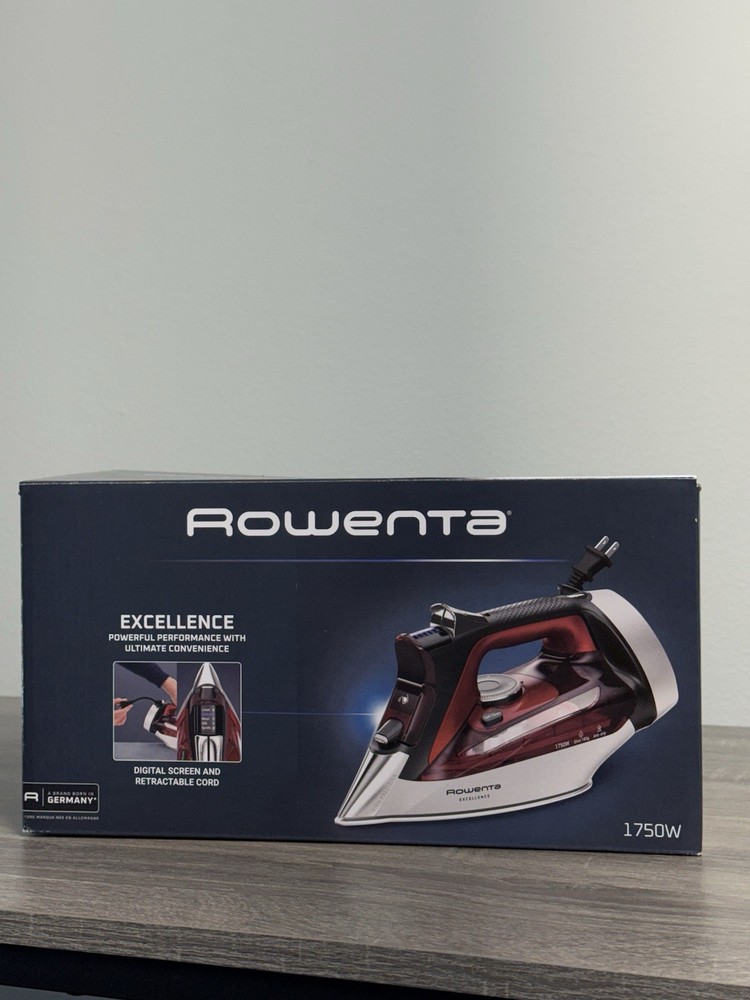 Rowenta Focus Excellence Steam Iron with Stainless Steel Soleplate