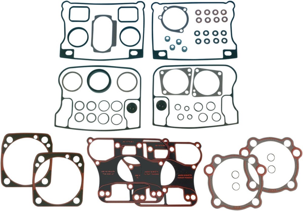Top End Gasket Kit by James Gaskets for Evo with Metal Base Gaskets 17033-92