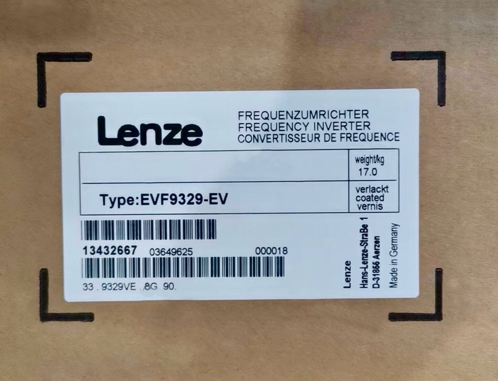 EVF9329-EV IPCS Pro Sealed Original Lenze Frequency Converter  EVF9329-EV