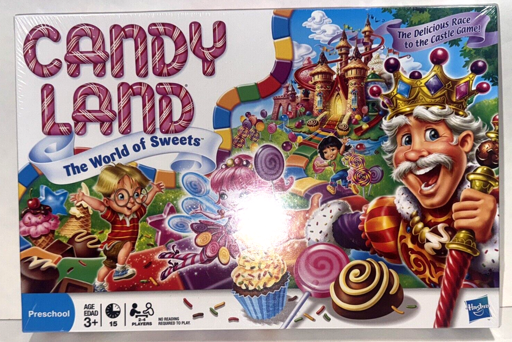 Hasbro Classics, Candy Land The World of Sweets Board Game. NEW Sealed D3