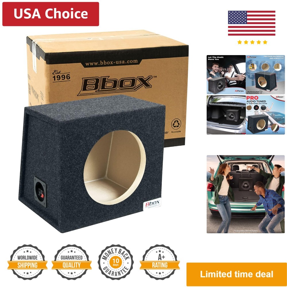 10 Inch Bbox Sealed Car Subwoofer Enclosure for Deep Bass