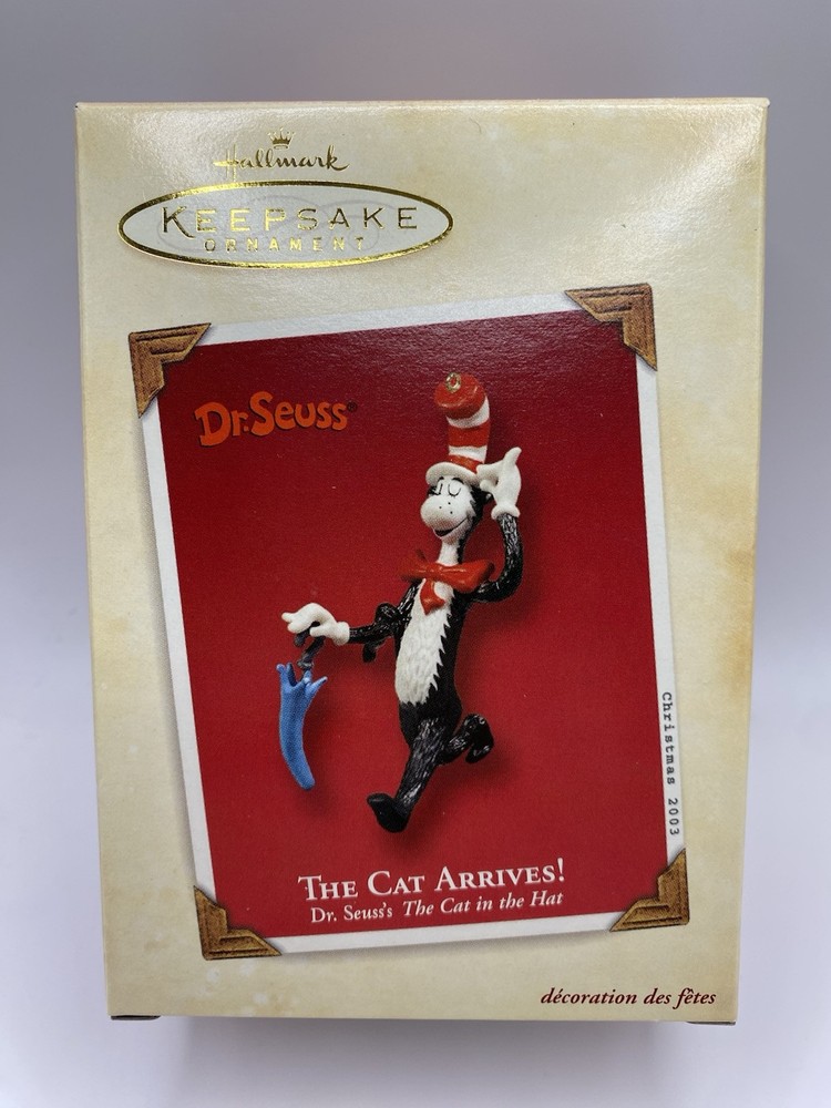 2003 Hallmark Keepsake The Cat in the Hat Ornament - New Unread