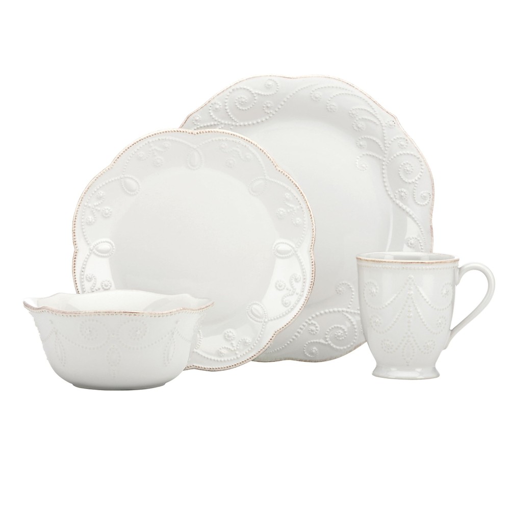 French Perle 4-Piece Place Setting, 12 ounces