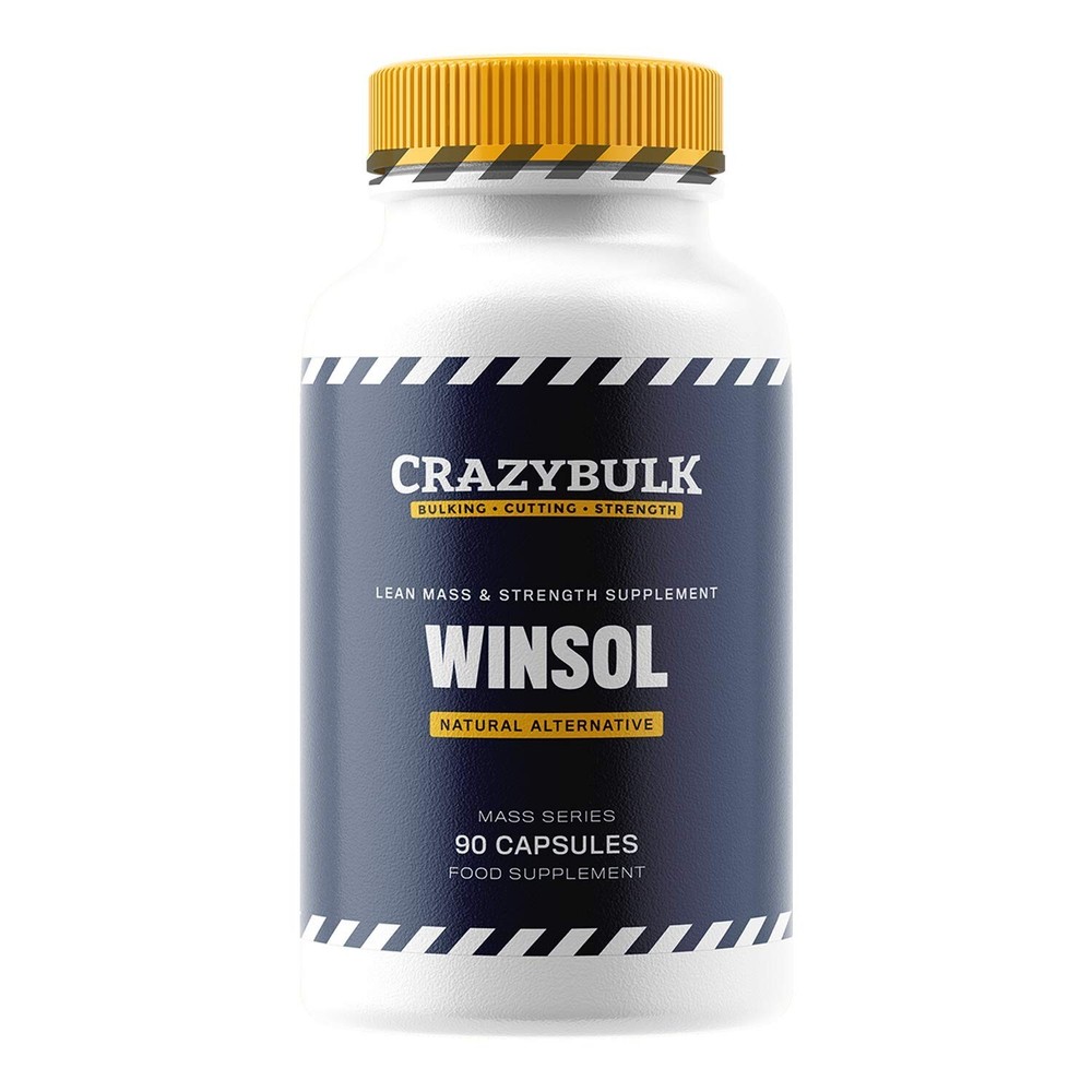 CrazyBulk WINSOL (WINSTROL) Natural Alternative for Lean Mass & Strength 90caps