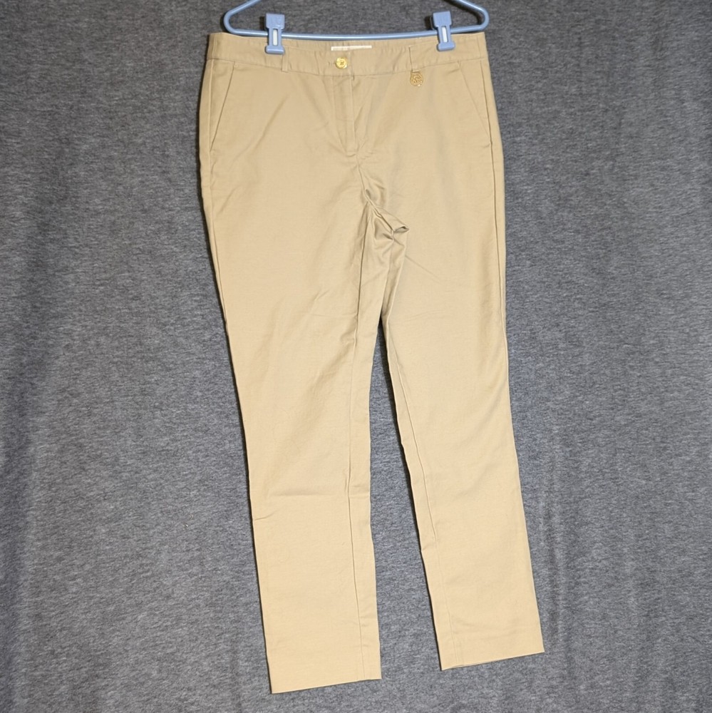 Michael Kors Beige Mid-Rise Straight Leg Career Dress Pants Women's 10 *Read*