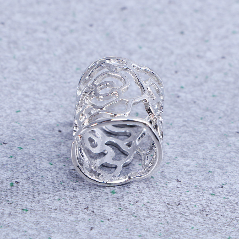 Scarf Ring Rings for Women Girls Plated