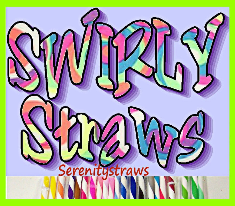 Swirly Straws BPA Free - 7, 9, or 11 Inch - Clearance Sale-image