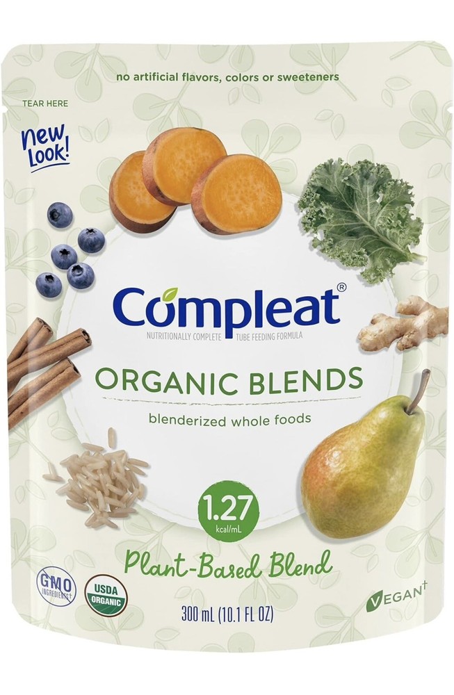 Nestle Compleat Organic Blends Oral Supplement Plant Blend 10.1 oz Pouch