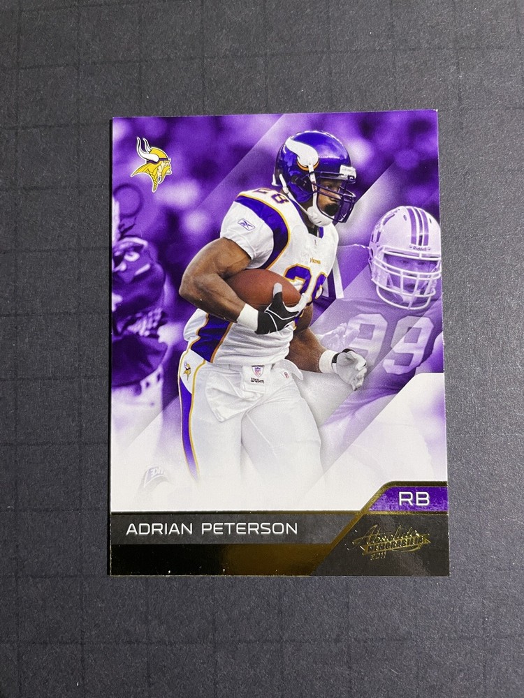 2011 Panini Absolute Memorabilia Adrian Peterson Card #54 - Minnesota Vikings