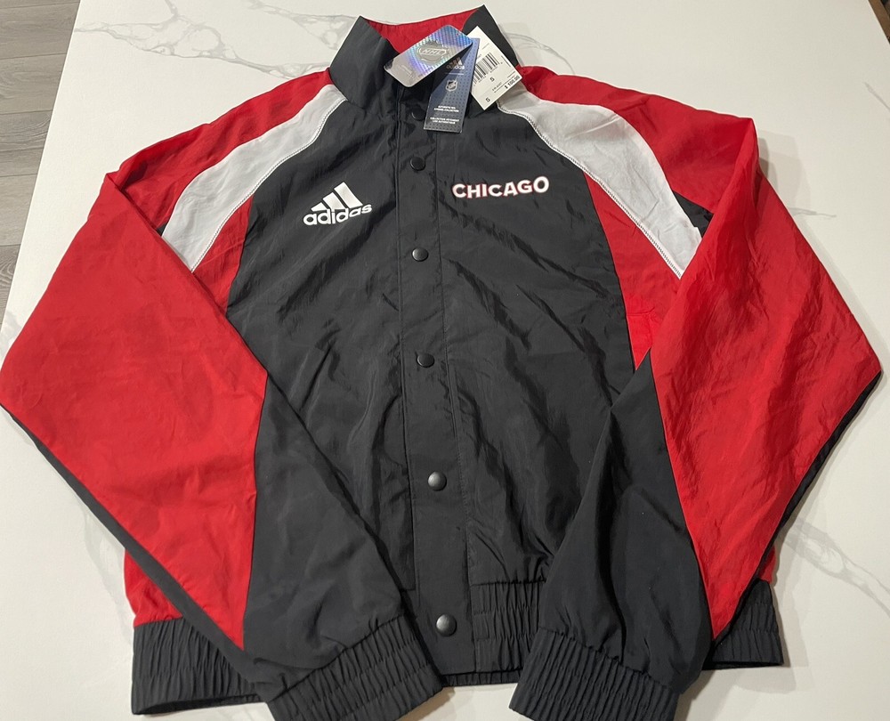 Chicago Blackhawks Men’s Adidas Retro Jacket (Small) Retails For $100