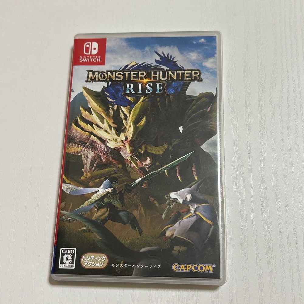 Monster Hunter Rise Nintendo Switch F/S-411 from japan Rare  Good condition