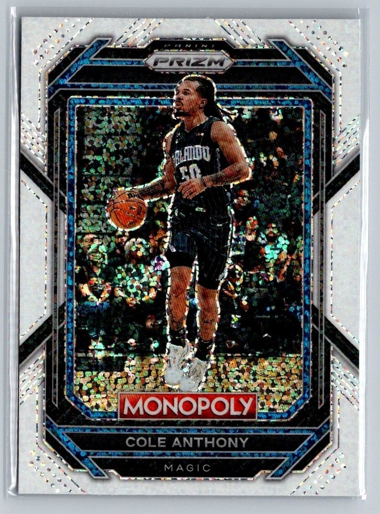 2022-23 Panini Prizm Monopoly Cole Anthony White Sparkle SSP  #20 🔥🔥🔥🔥
