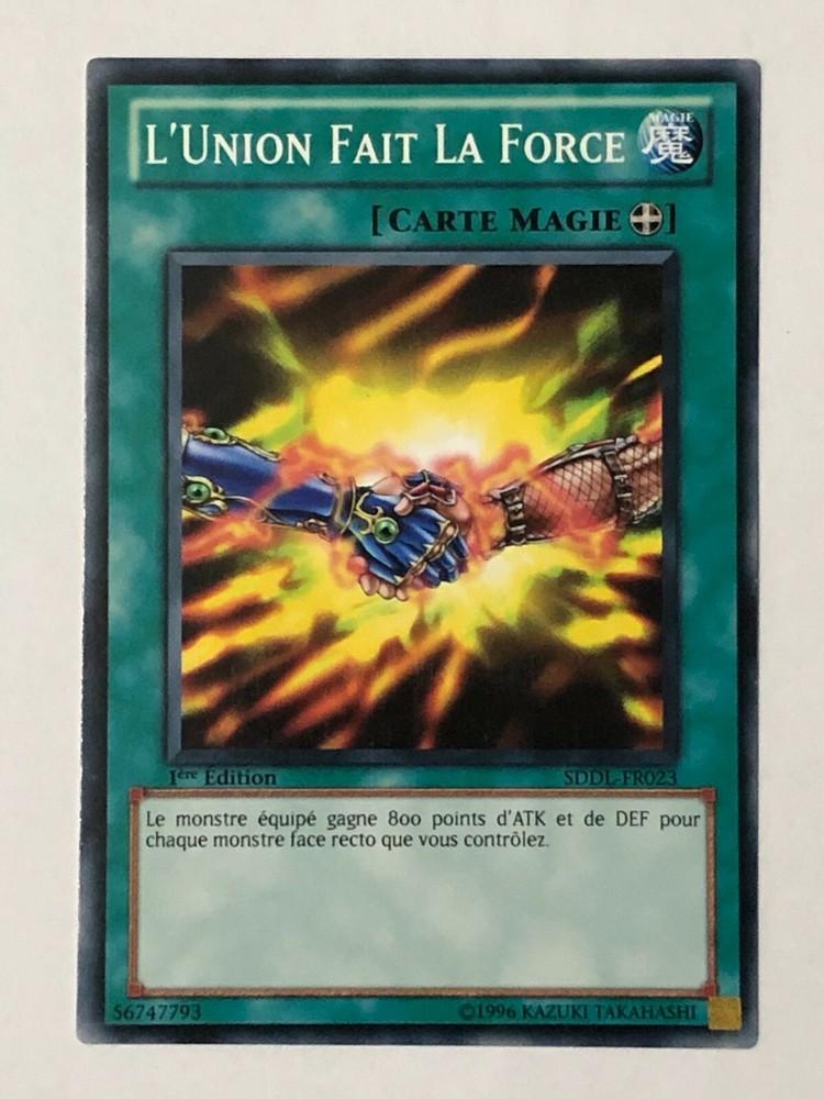 Yu-Gi-Oh JCC Union Makes the Force Card SDDL-FR023