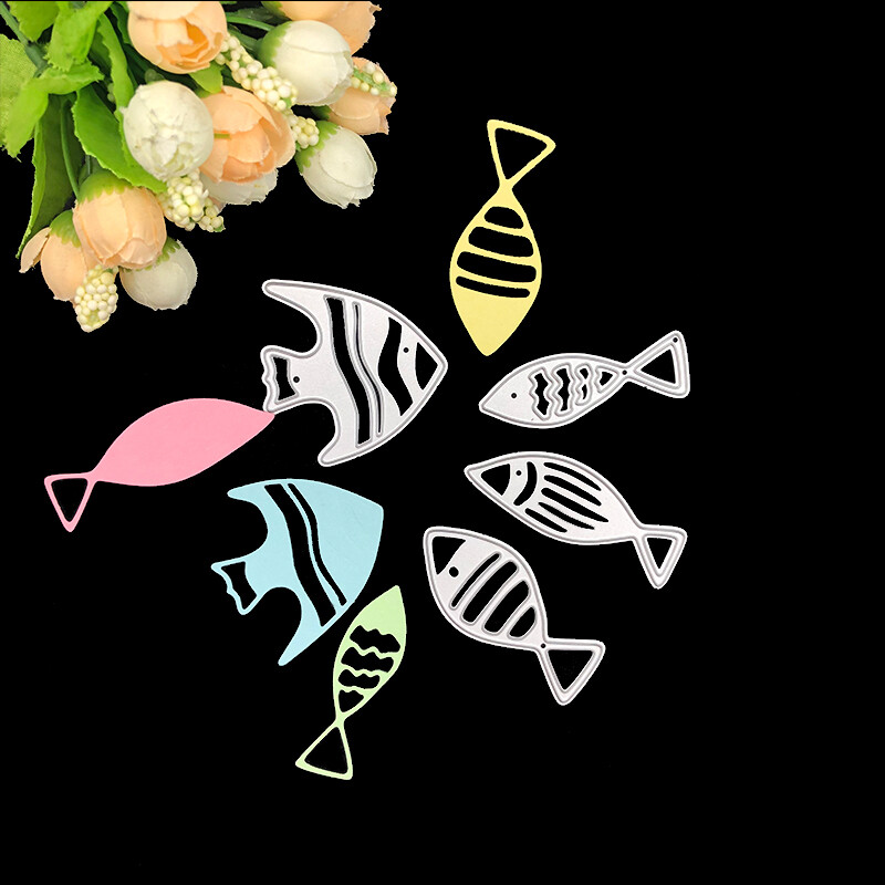 Fish Metal Dies for Scrapbooking Albums and Embossing Stencils