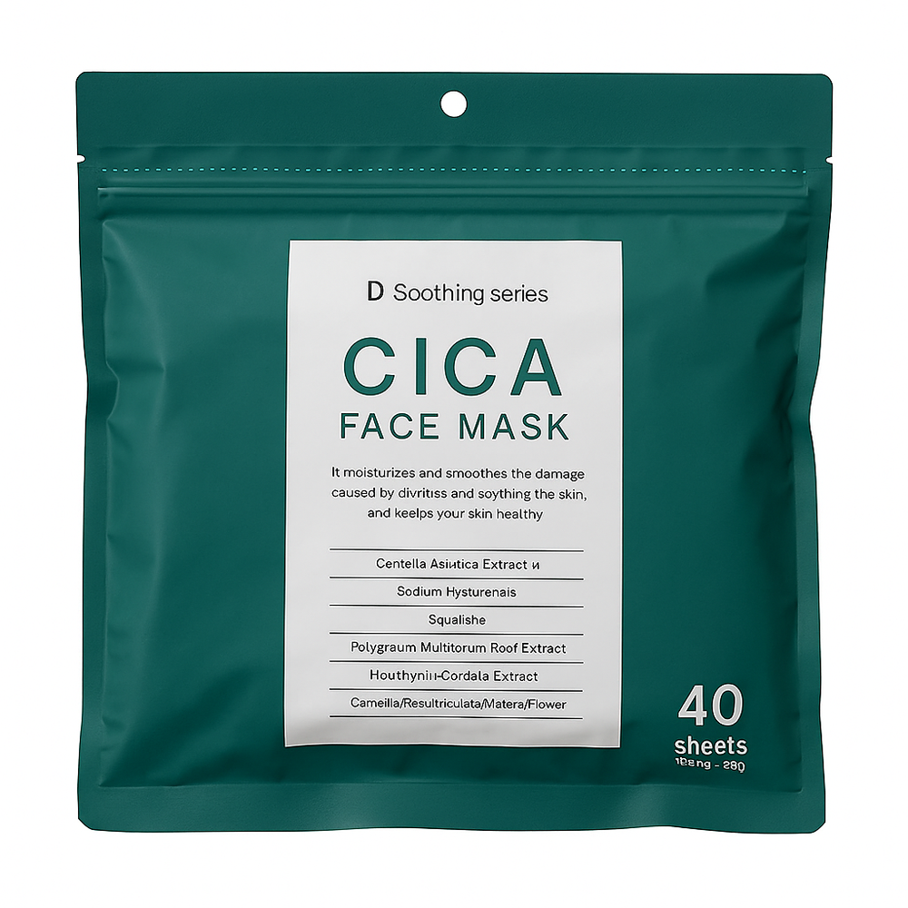 CICA Face Mask 40 Sheets Made in Japan Free Shipping