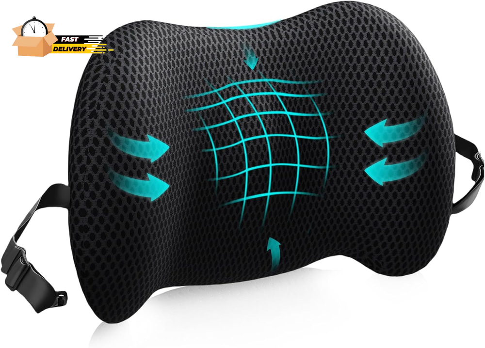 Lumbar Support Pillow for Office Chair, Car Lumbar Pillow Lower Back Pain Relie