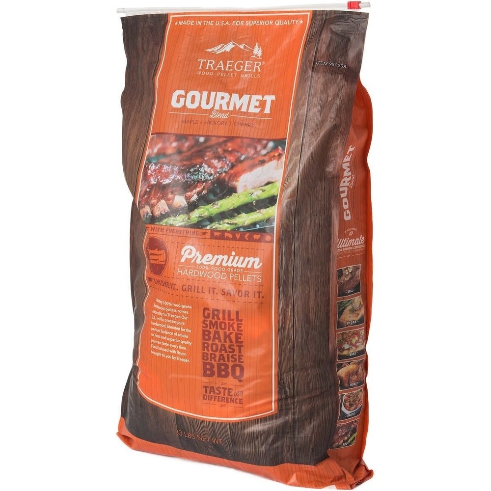 Traeger Gourmet Blend Wood Pellets 33 Pounds