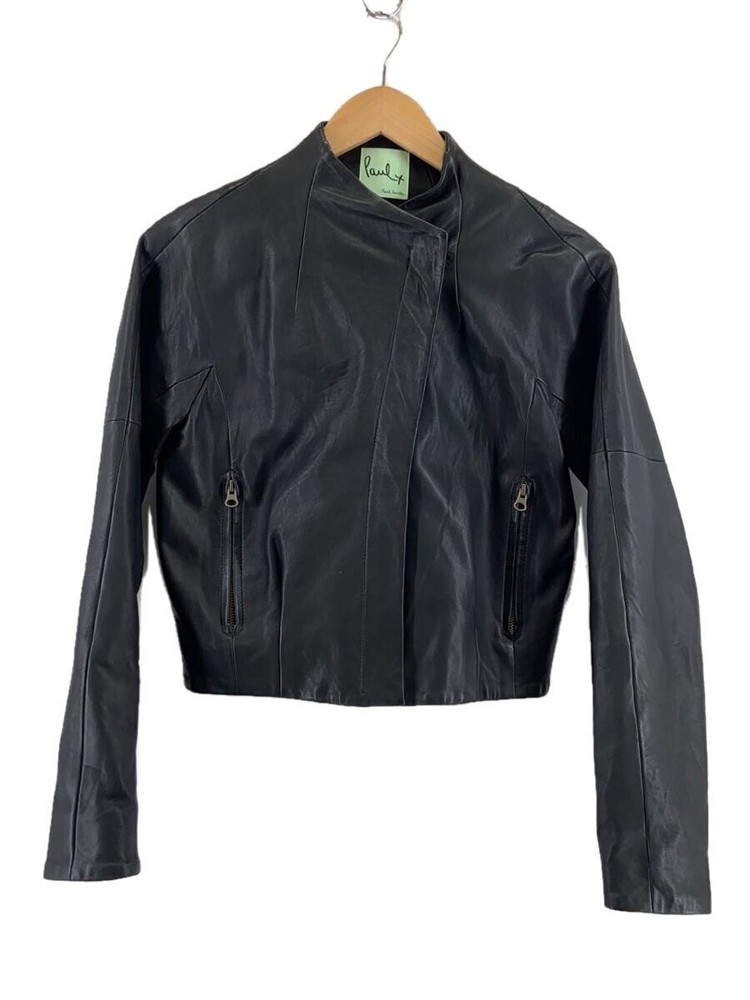 Paul Smith Leather Jacket Blouson/40/Sheep Leather/Blk/Jkps1261// 7732
