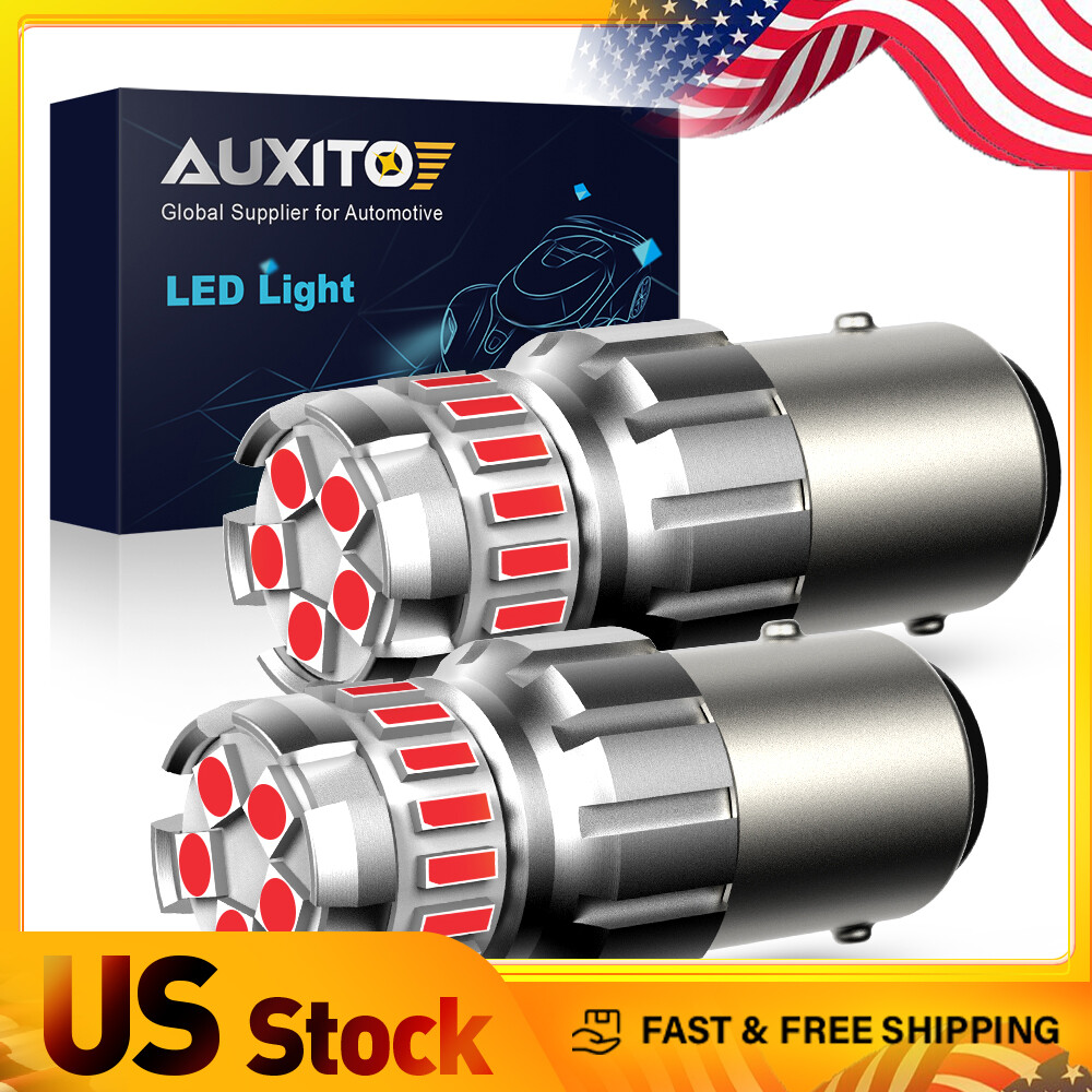 Amber Yellow 1156 7506 3497 LED Turn Signal Blinker Bulbs 3000K Pair