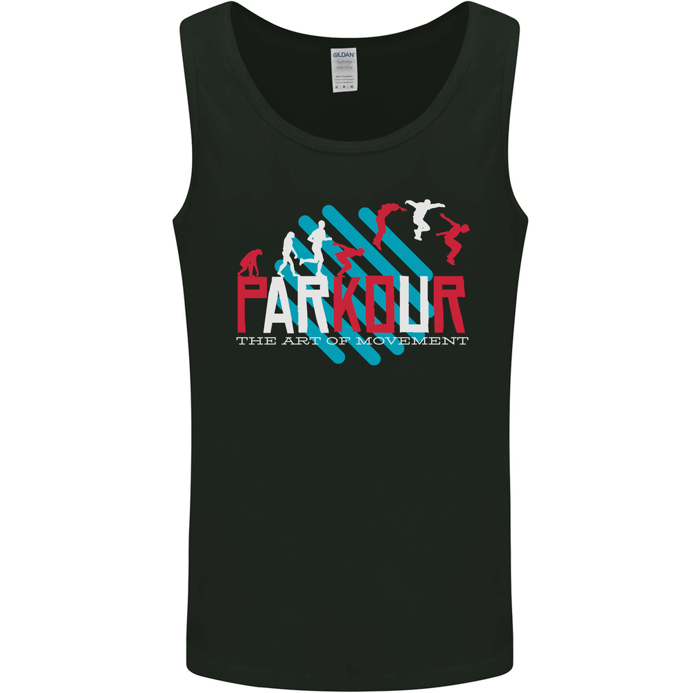 Parkour the Art of Movement Mens Vest Tank Top