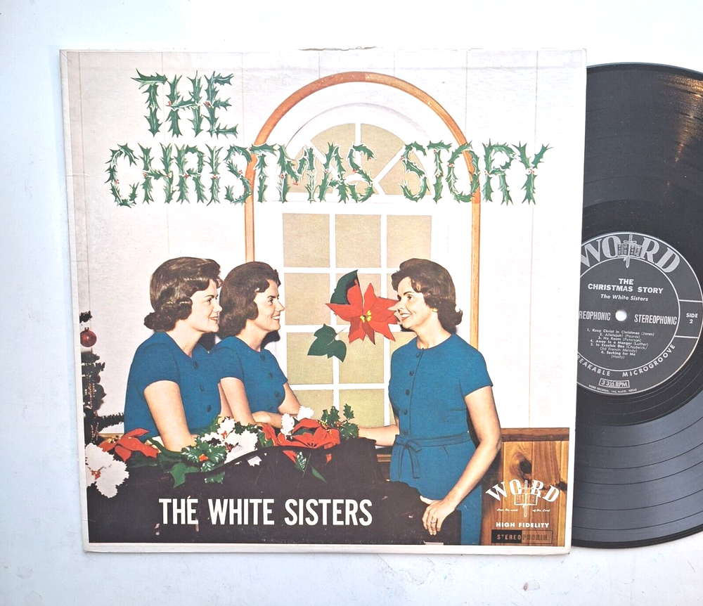 The White Sisters The Christmas Story Vinyl LP Word Mono