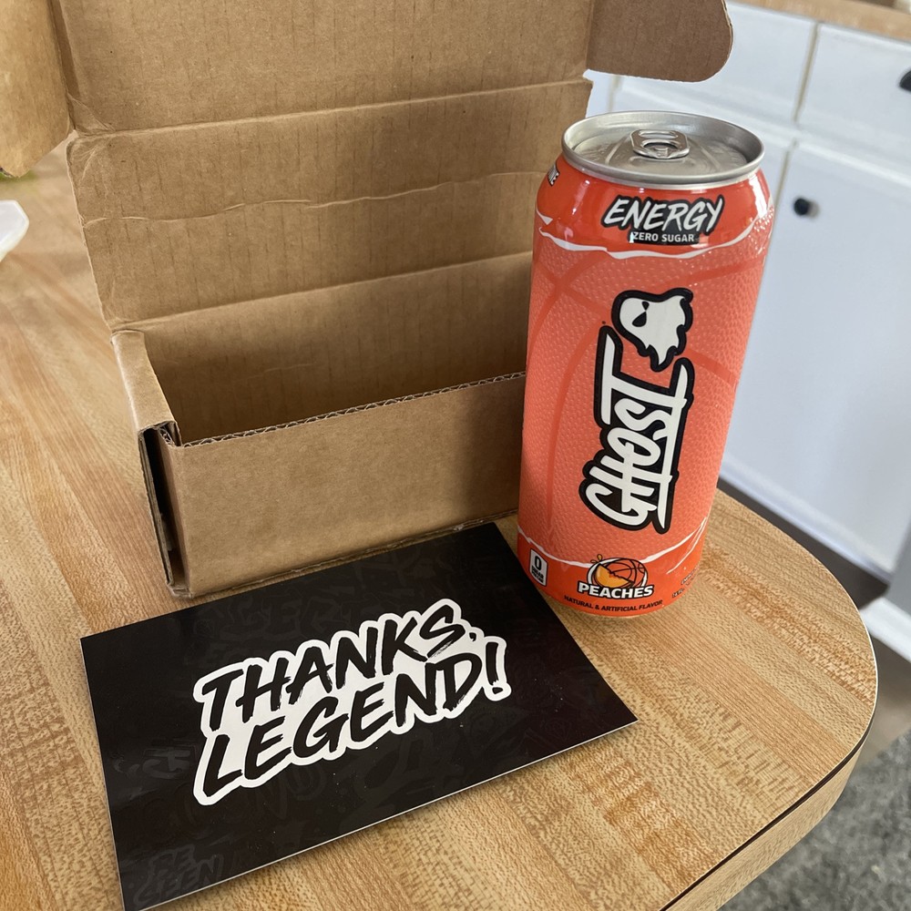 🍑 👻 GHOST ENERGY PEACHES LIMITED TIME FLAVOR 🍑 👻 ONE COUNT IN HAND FAST SHIP-image
