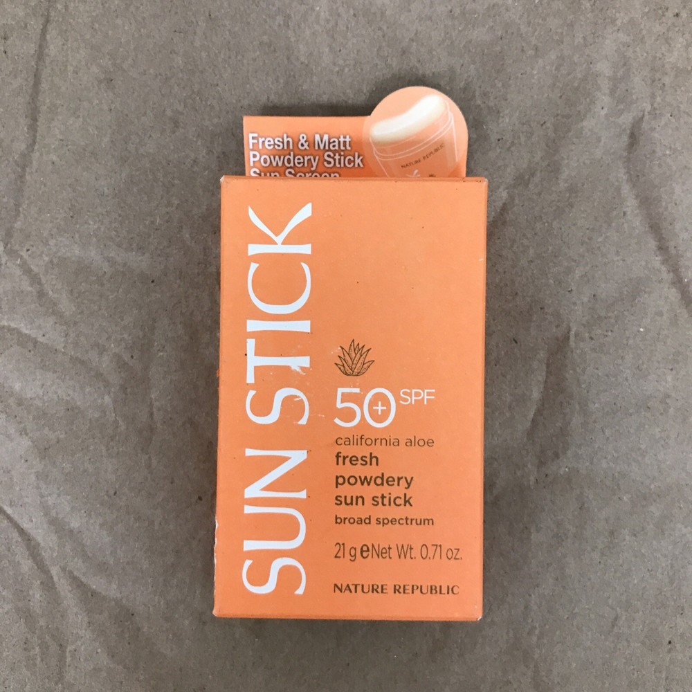 Nature Republic California Aloe Fresh Powdery Sun Stick SPF50+ 21g BRAND NEW
