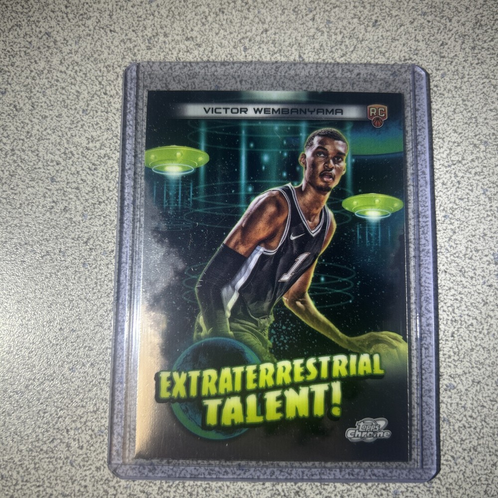 Victor Wembanyama Extraterrestrial Talent RC 2023-24 Topps Chrome Cosmic Spurs