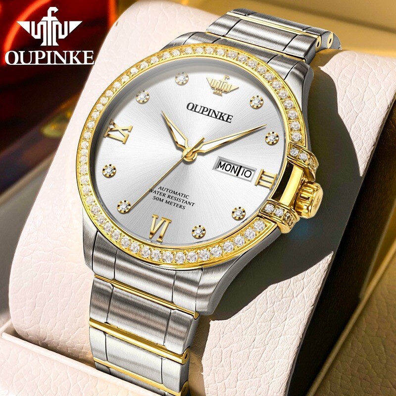 OUPINKE automatic, mechanical watch, imported movement, high-end, men's watch